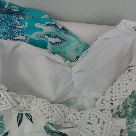 Ann Cole Tankini Racerback Macrame Set - Picture 12 of 12